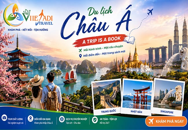 Du lịch quốc tế mùa xuân
